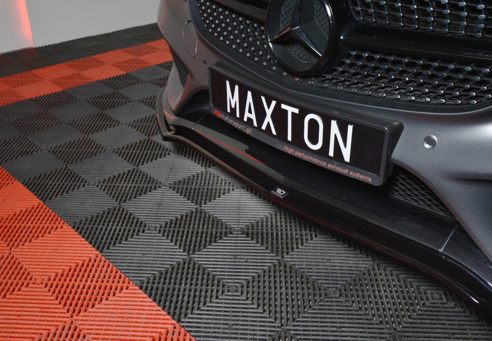 Front splitter v.1 mercedes- benz c-class w205 coupe amg-line