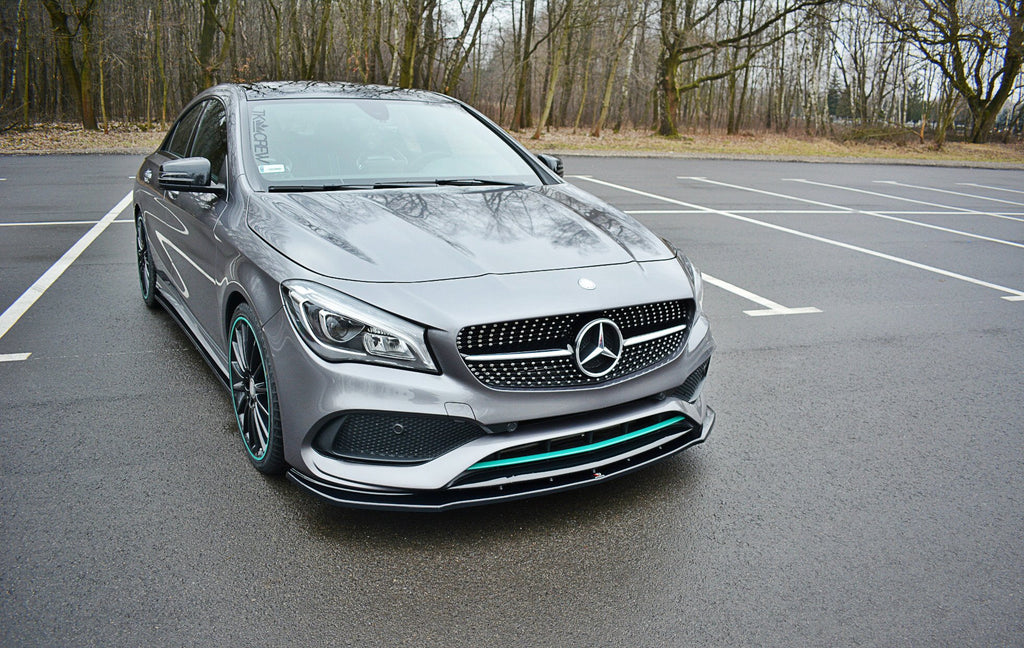 Front splitter v.1 mercedes-benz cla c117 amg-line facelift