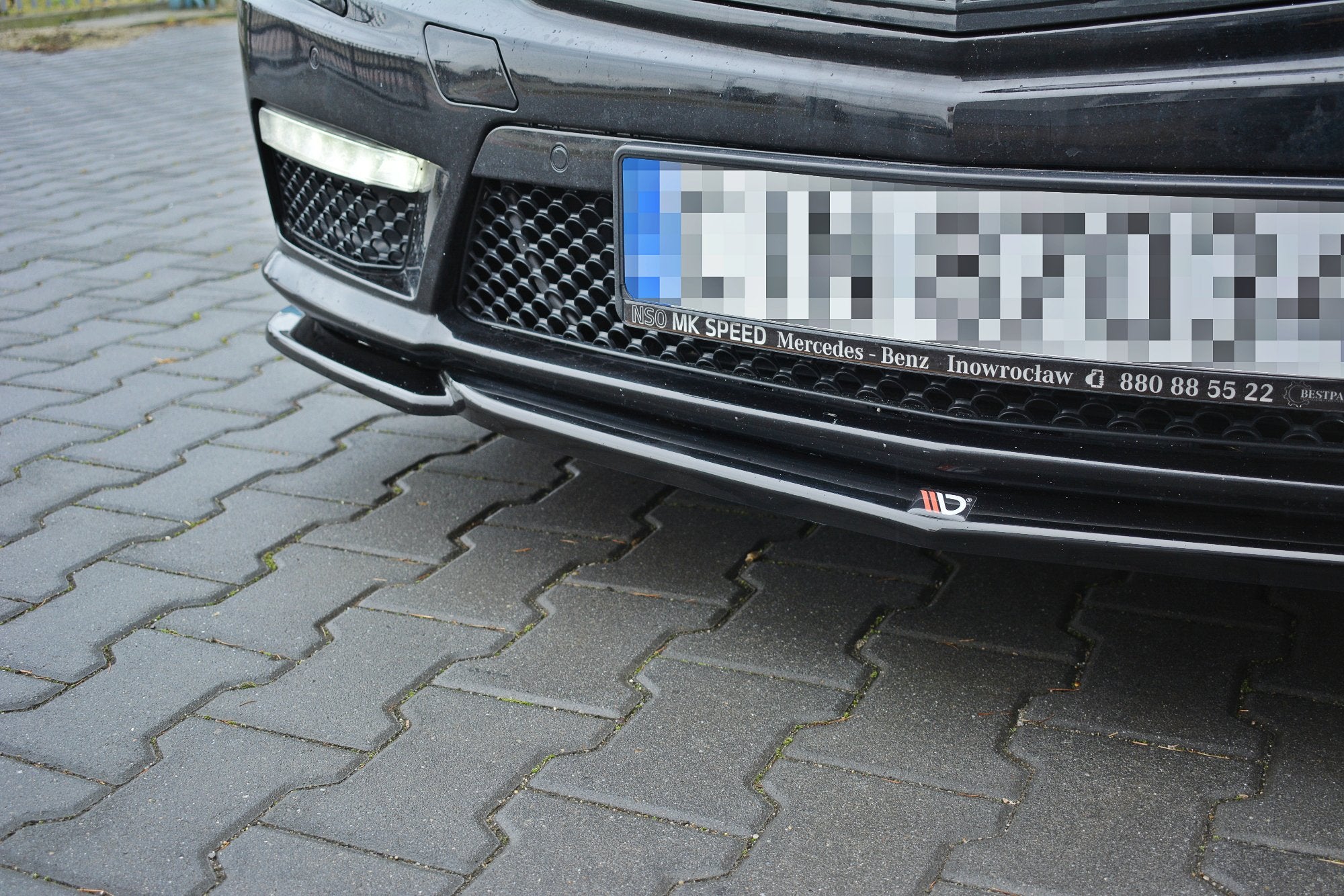 Front splitter v.1 mercedes-benz e63 amg w212