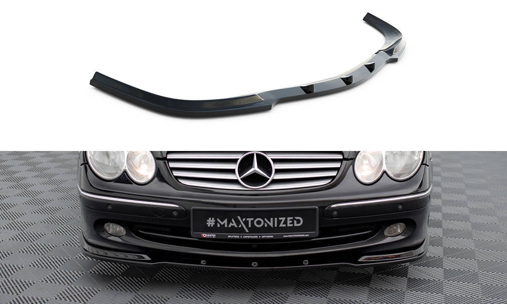 Front splitter v.1 mercedes clk w 209 for standard version
