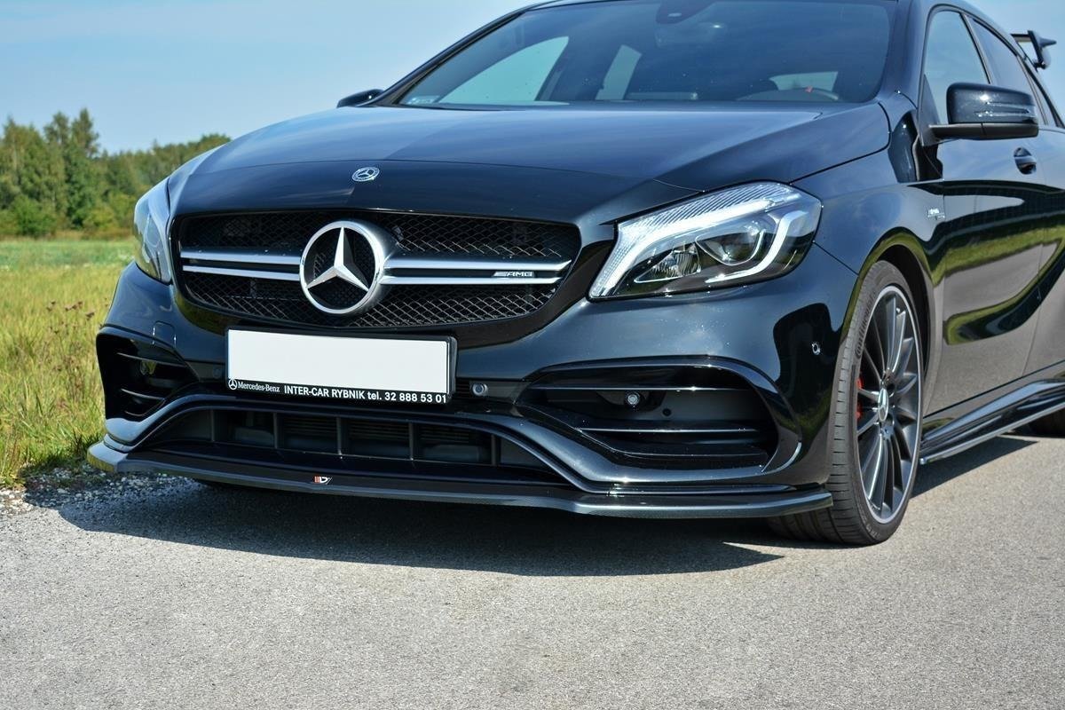 Front splitter v.1 mercedes a w176 amg facelift