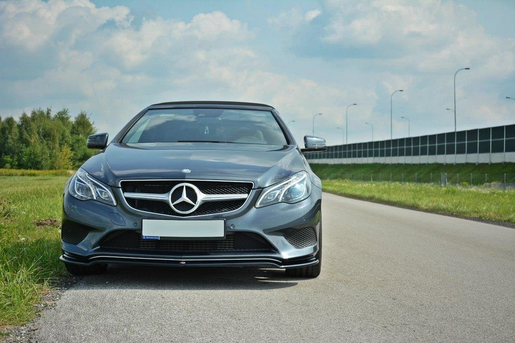 Front Splitter V.1 Mercedes - Benz E Coupe / Cabrio C207 Facelift / A207 Facelit