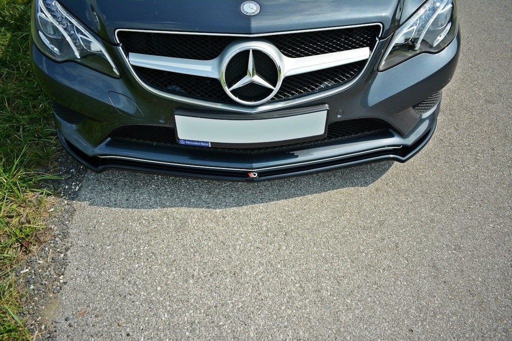 Front Splitter V.1 Mercedes - Benz E Coupe / Cabrio C207 Facelift / A207 Facelit