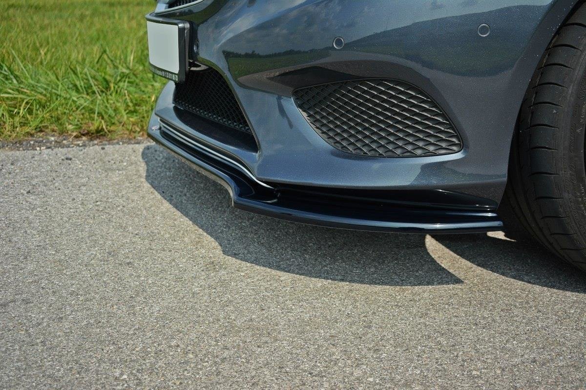 Front splitter v.1 mercedes - benz e coupe / cabrio c207 facelift / a207 facelit