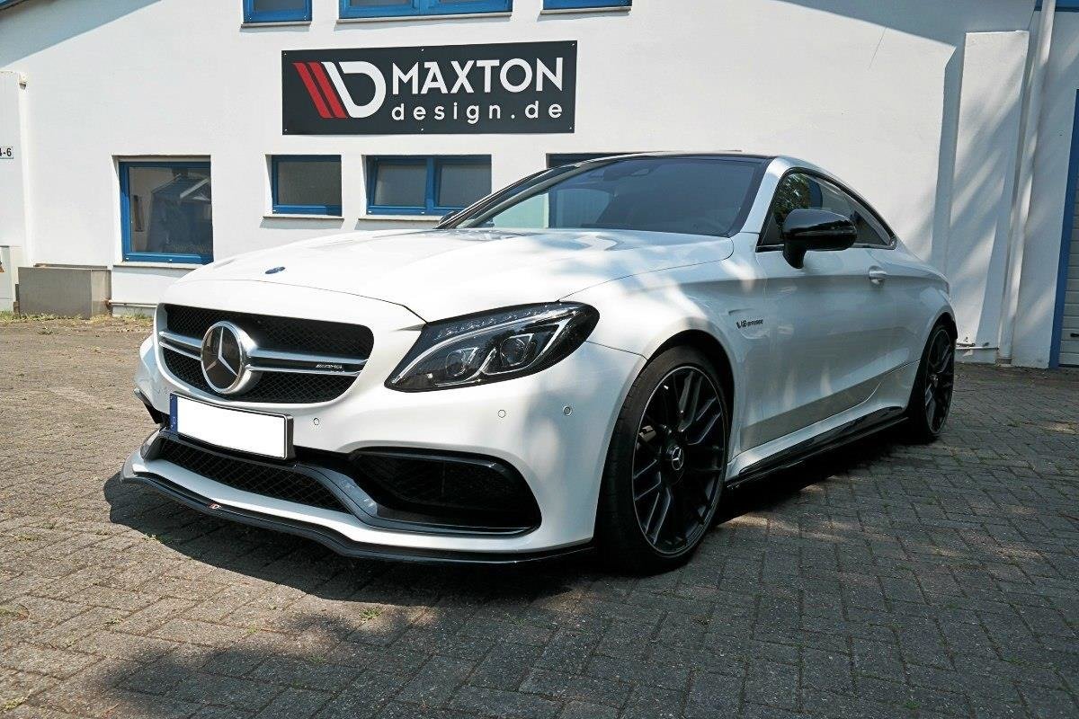 Front splitter v.1 mercedes c-class c205 63amg coupe