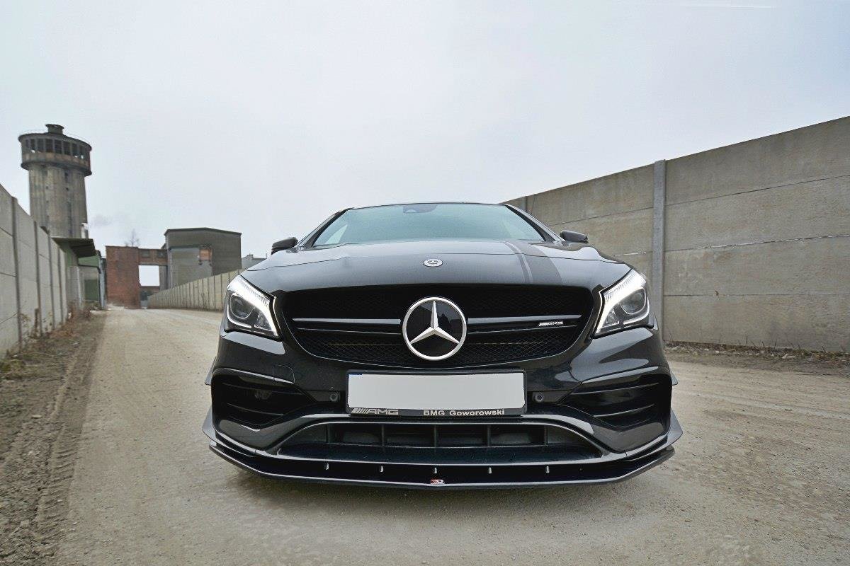 Front splitter v.1 mercedes cla a45 amg c117 facelift