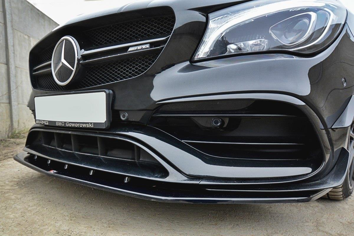 Front splitter v.1 mercedes cla a45 amg c117 facelift