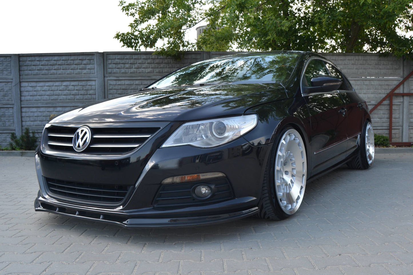 Front splitter v.1 vw passat cc preface model, standard bumper