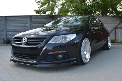 Front splitter v.1 vw passat cc preface model, standard bumper