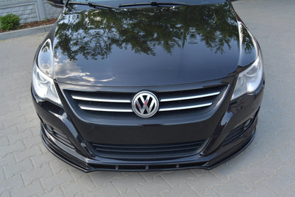 Front splitter v.1 vw passat cc preface model, standard bumper