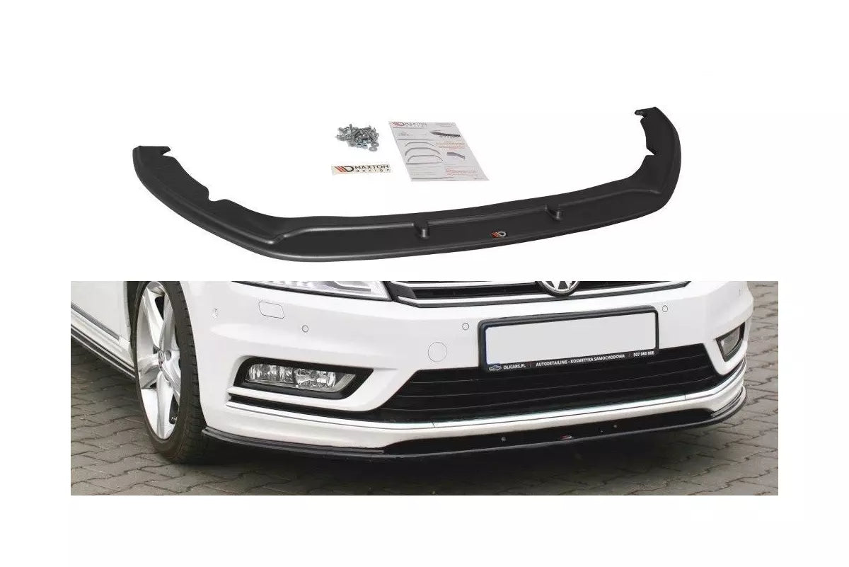 Front splitter v.1 volkswagen passat r-line b7