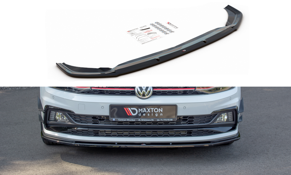 Front splitter v.1 volkswagen polo gti / r-line mk6