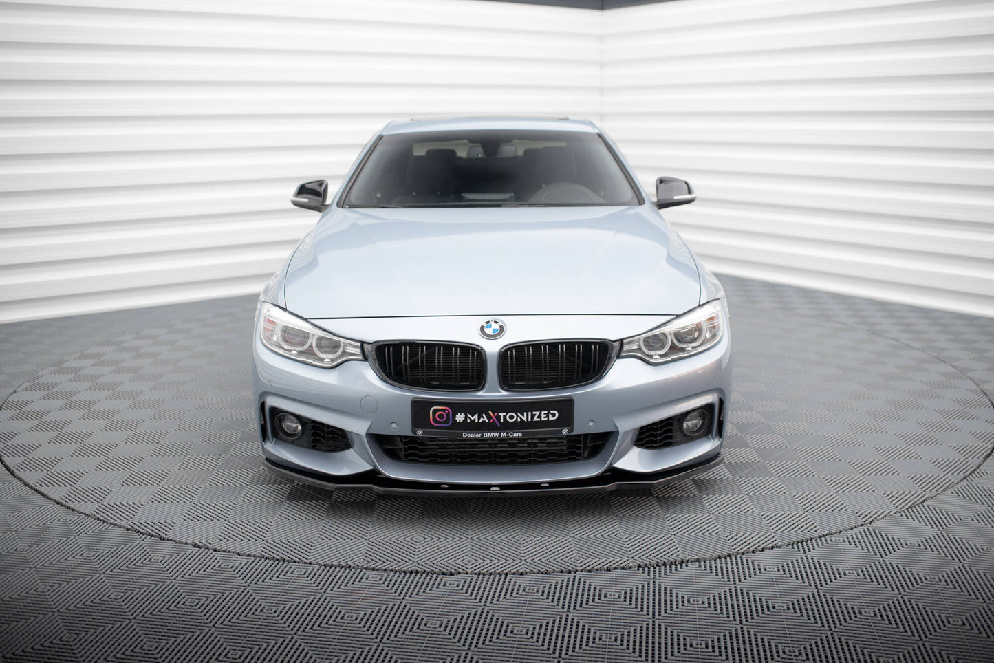 Front splitter v.1 for bmw 4 coupe / gran coupe / cabrio m-pack f32 / f36 / f33