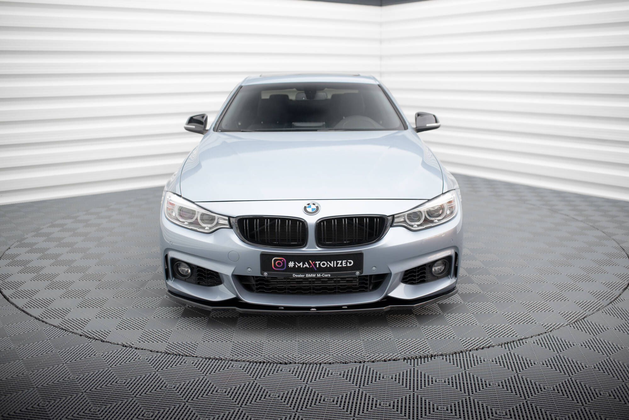 Front splitter v.1 for bmw 4 coupe / gran coupe / cabrio m-pack f32 / f36 / f33