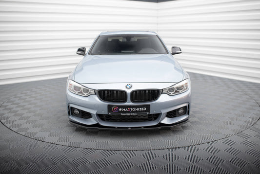 Front splitter v.1 for bmw 4 coupe / gran coupe / cabrio m-pack f32 / f36 / f33