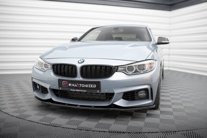 Front splitter v.1 for bmw 4 coupe / gran coupe / cabrio m-pack f32 / f36 / f33