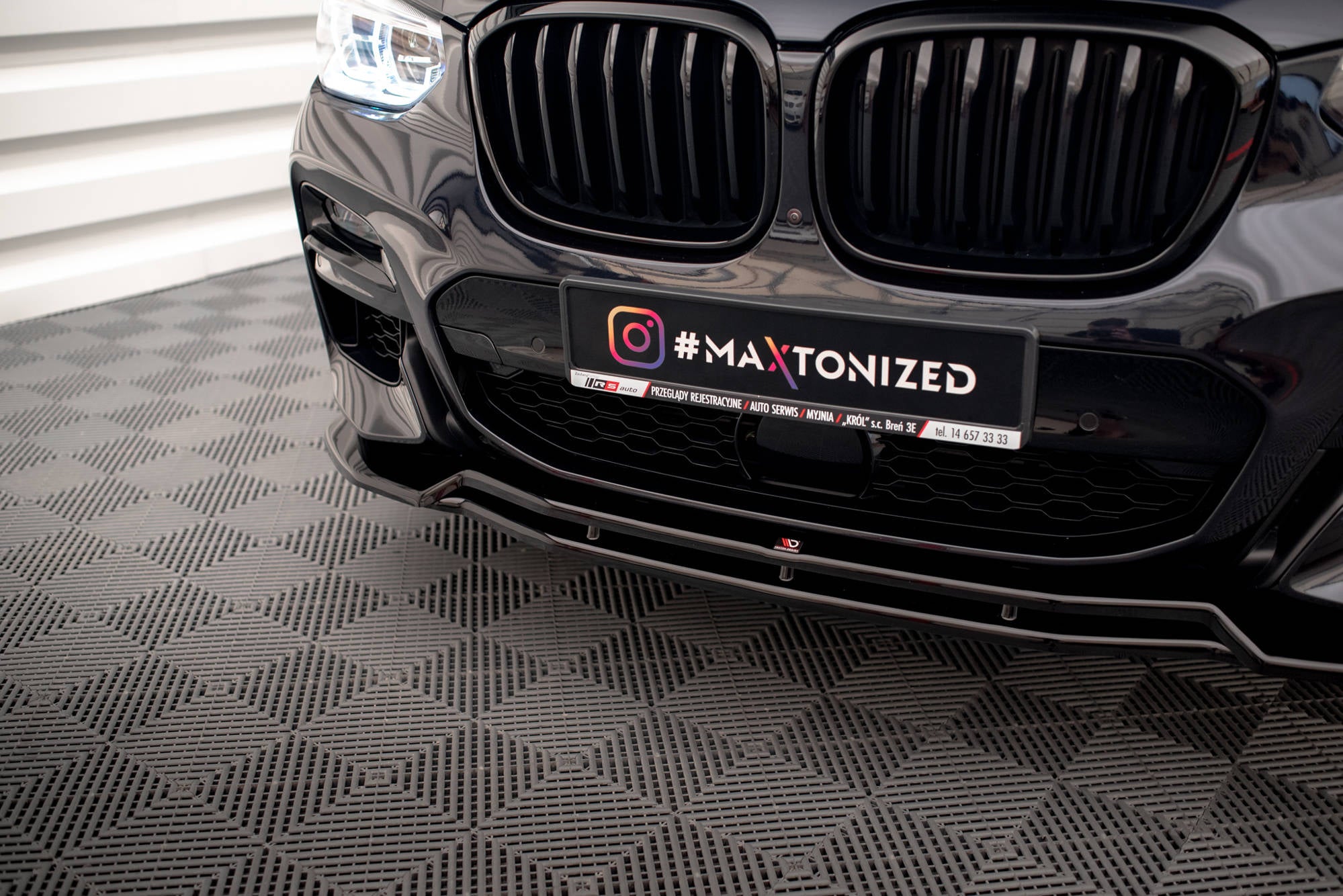 Front splits v.1 For BMW X3 M40d / M40i / M-Pack G01