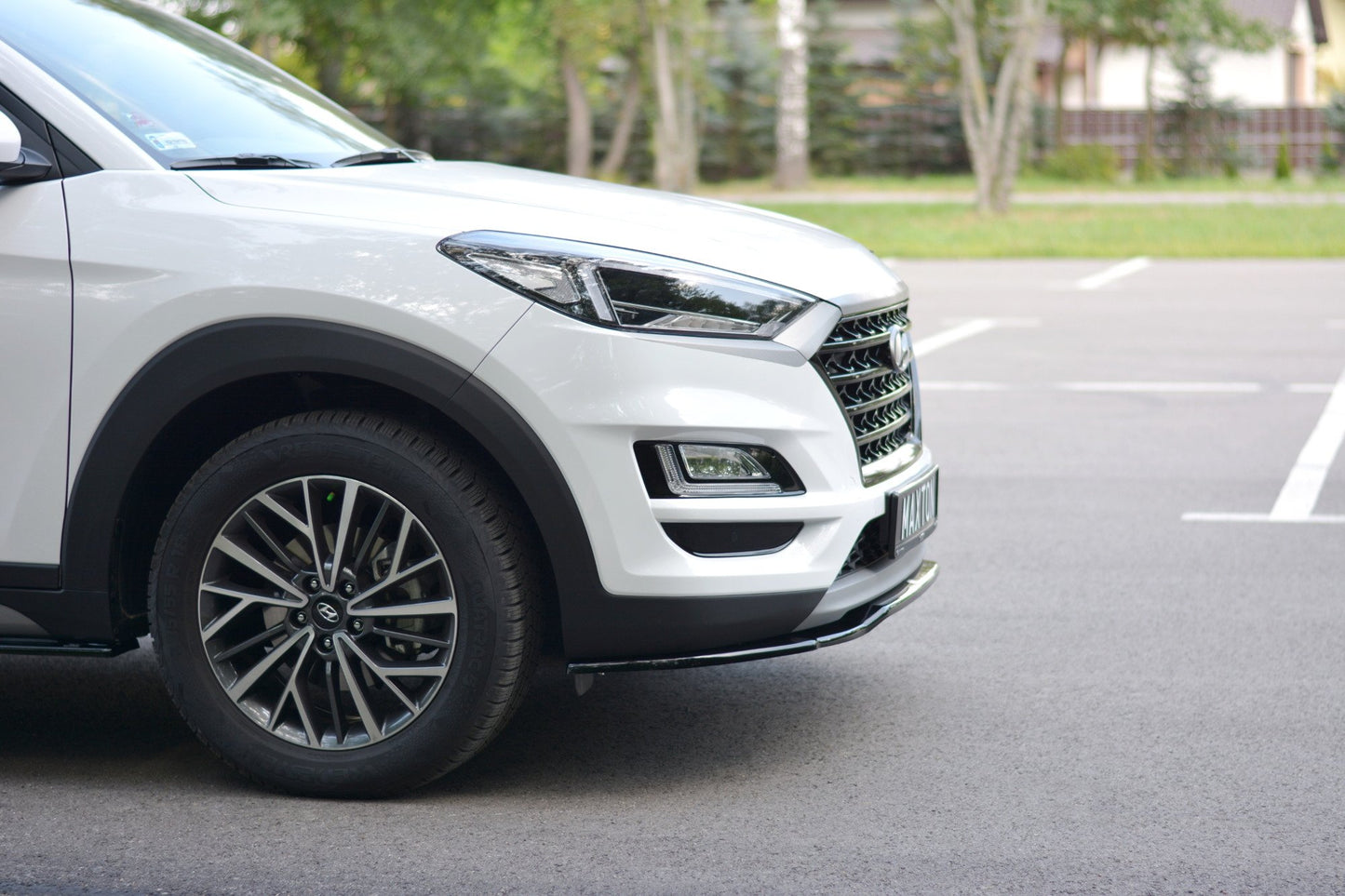 Front splitter v.2 hyundai tucson mk3 facelift