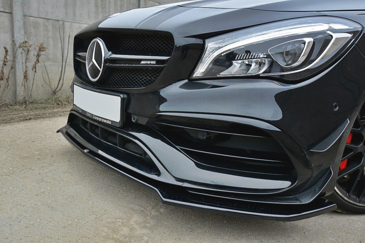 Front splitter v.2 mercedes cla a45 amg c117 facelift