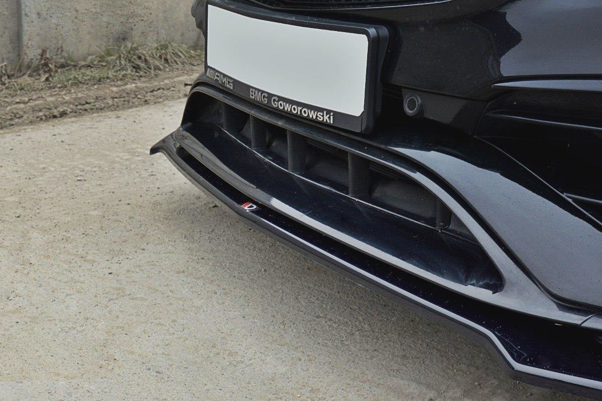 Front splitter v.2 mercedes cla a45 amg c117 facelift