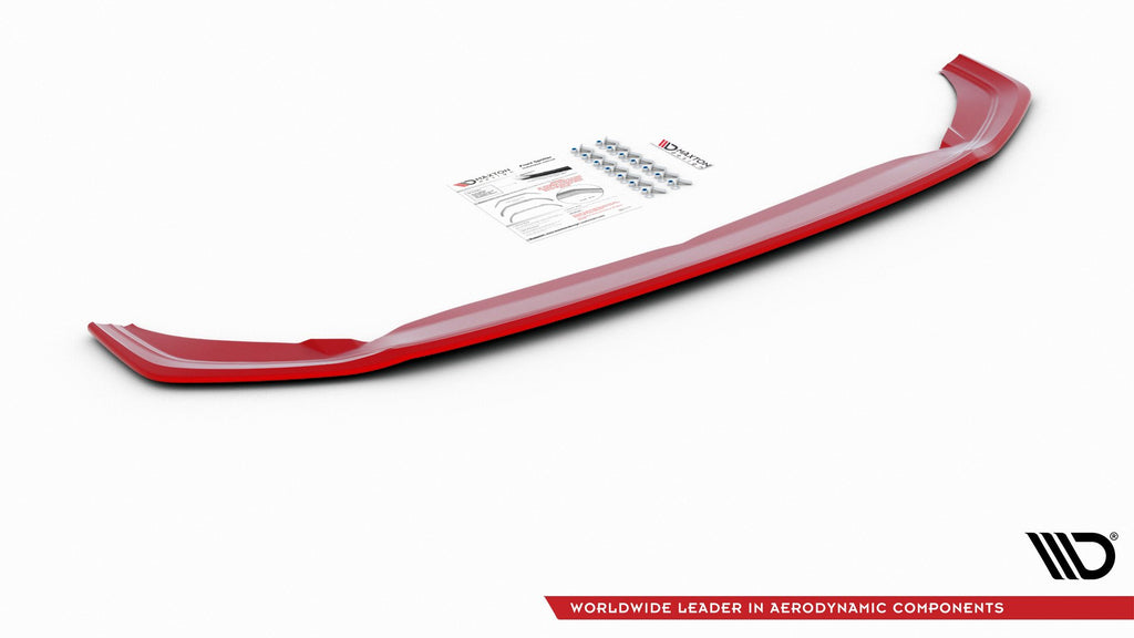 Front splitter v.2 volkswagen polo gti / r-line mk6