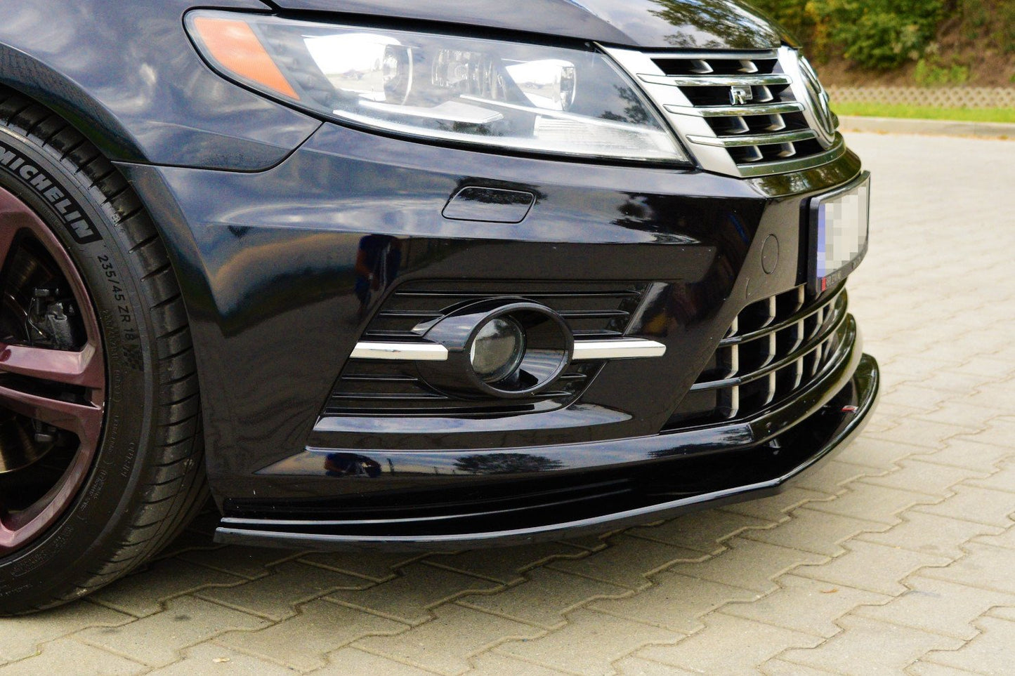 Front splitter volkswagen cc r-line