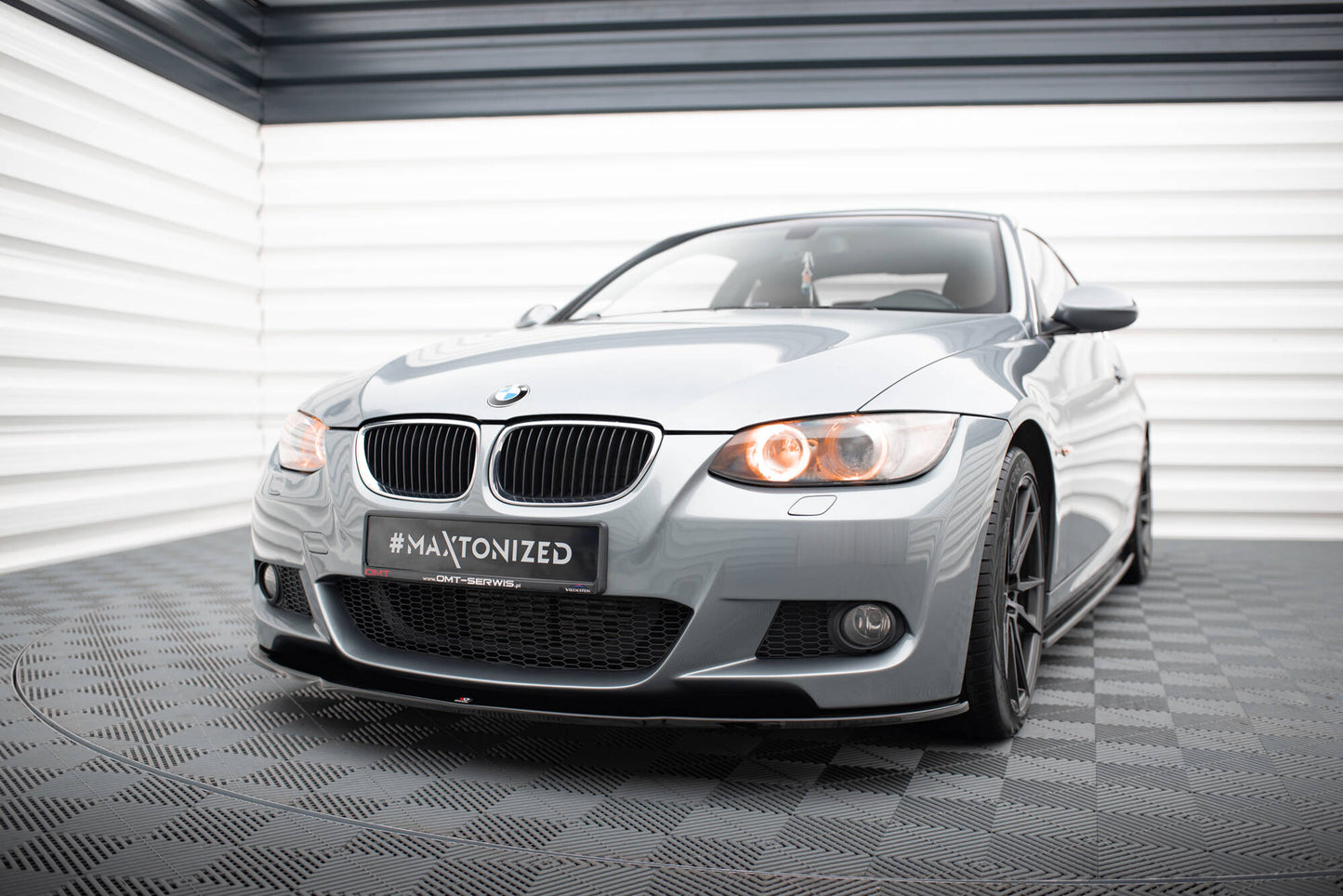 Front splitter for bmw 3 e92 mpack