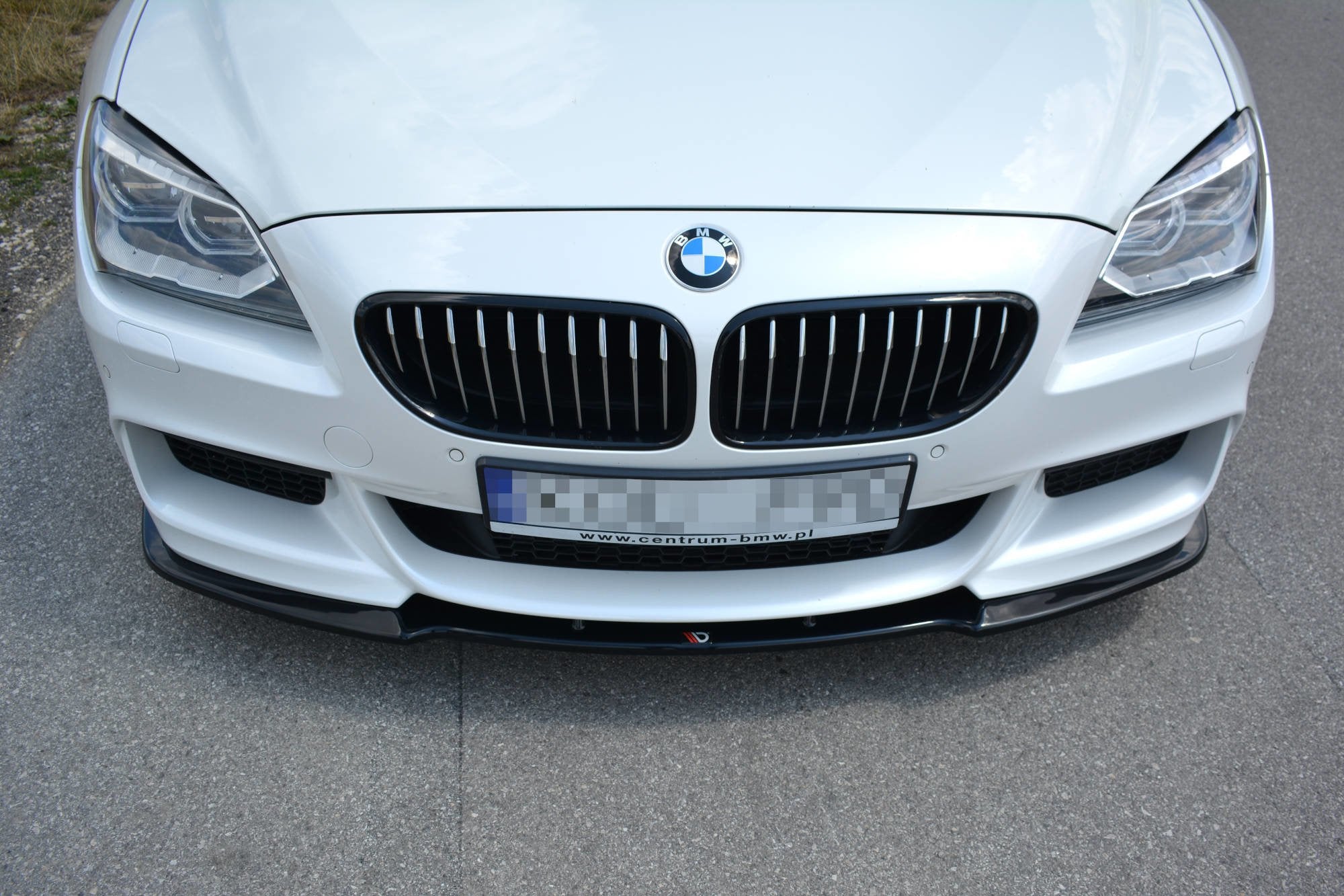 Front splitter for bmw 6 gran coupé mpack