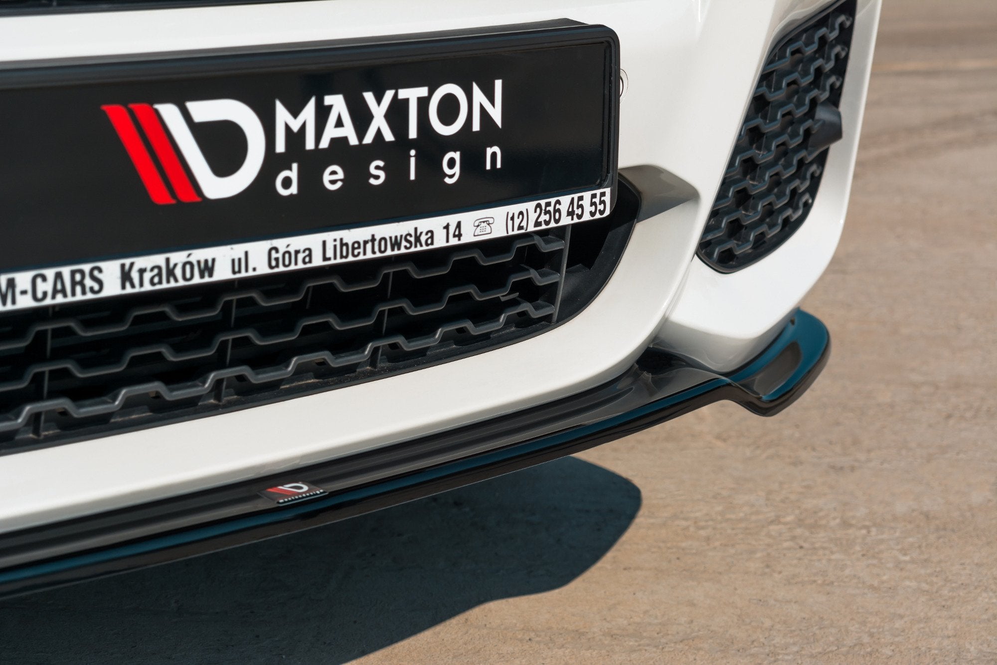 Front splitter for bmw x3 f25 m-pack facelift