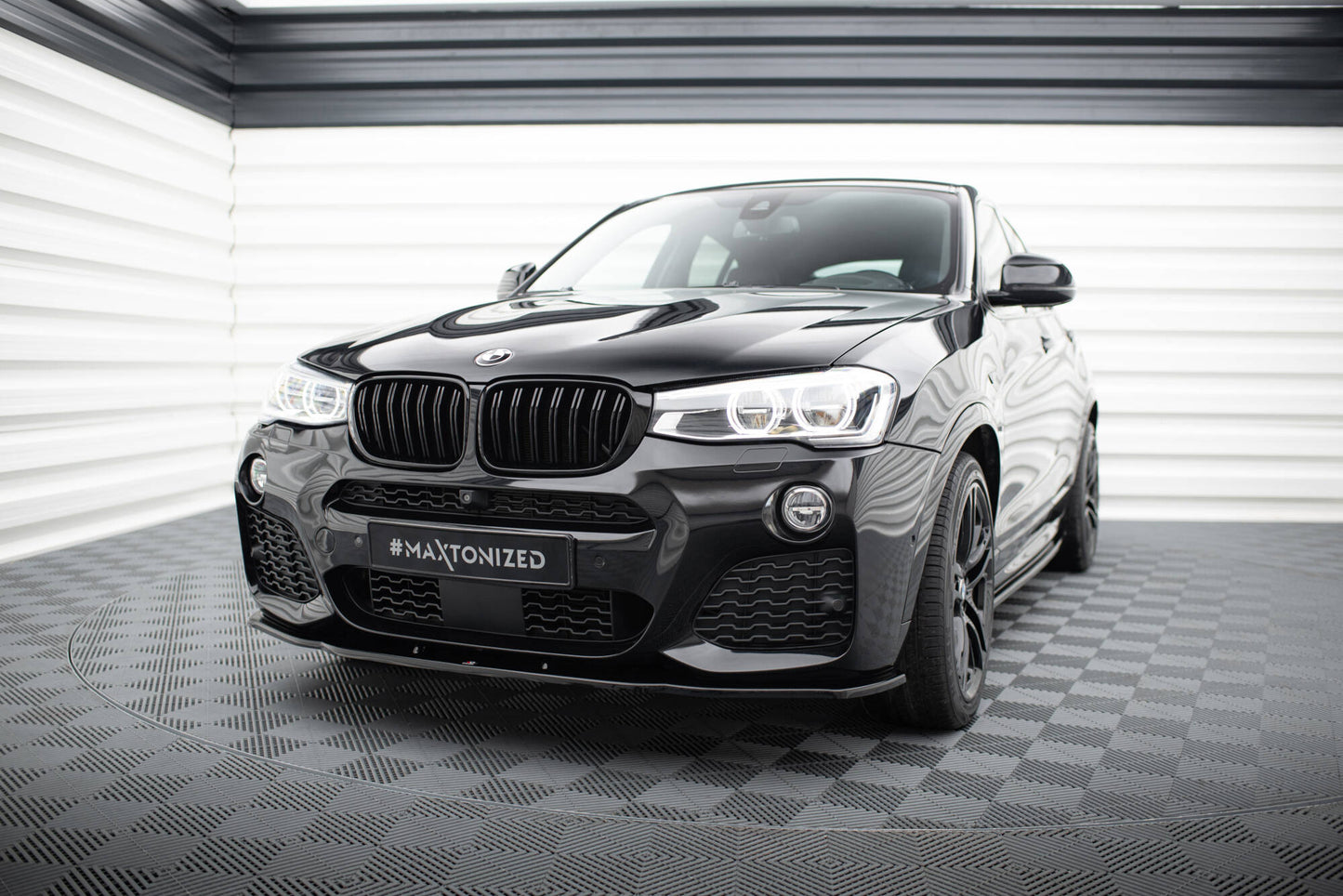 Front splitter for bmw x4 m-pack