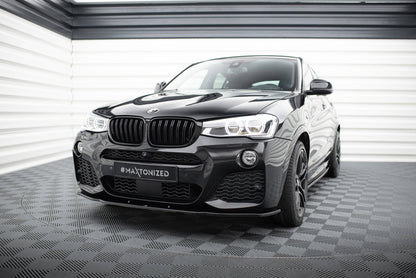 Front splitter for bmw x4 m-pack