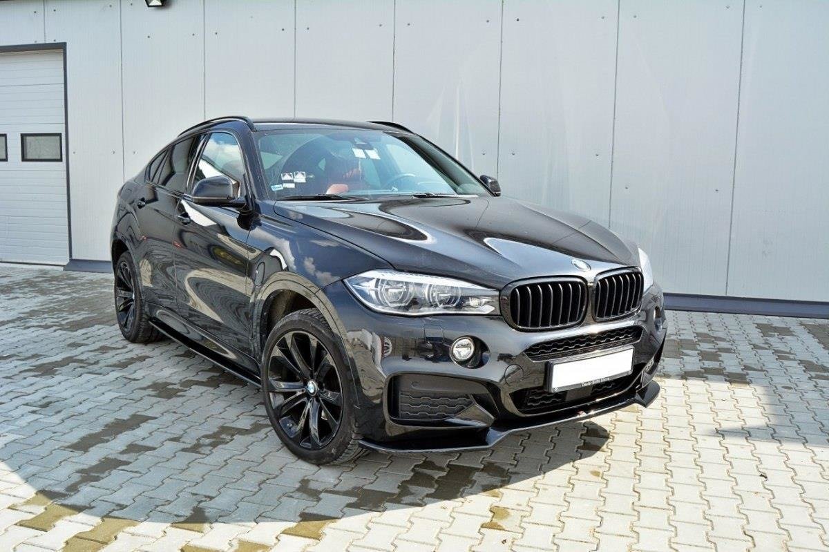 Front splitter v.1 for bmw x6 f16 mpack