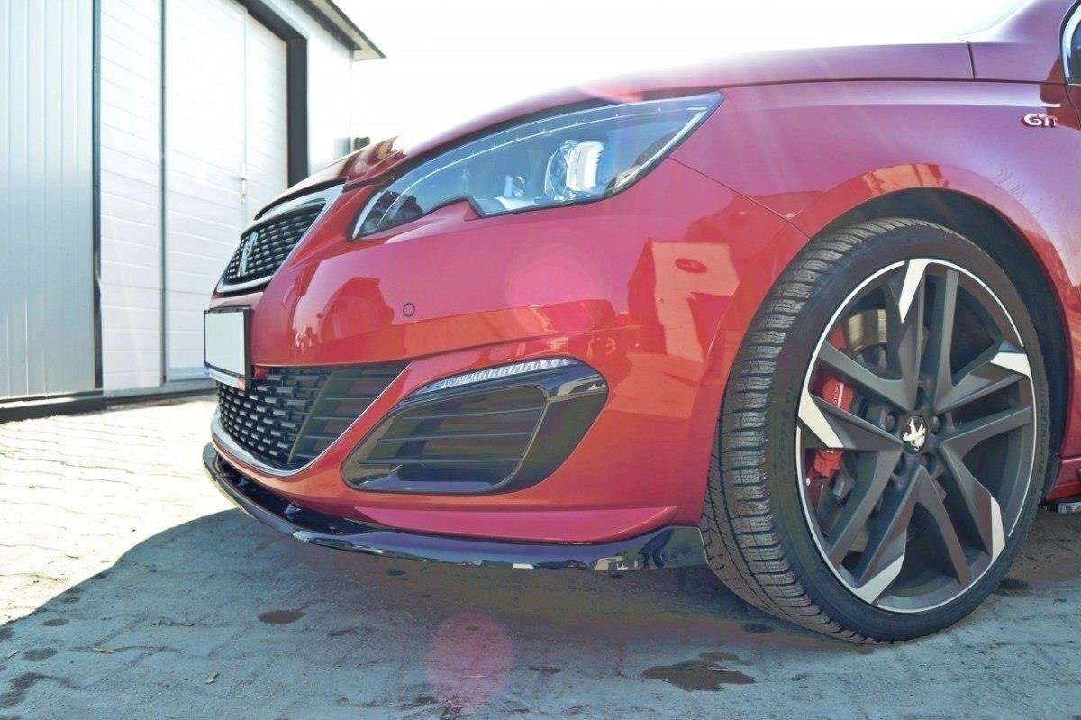 Front splitter v.2 peugeot 308 ii gti
