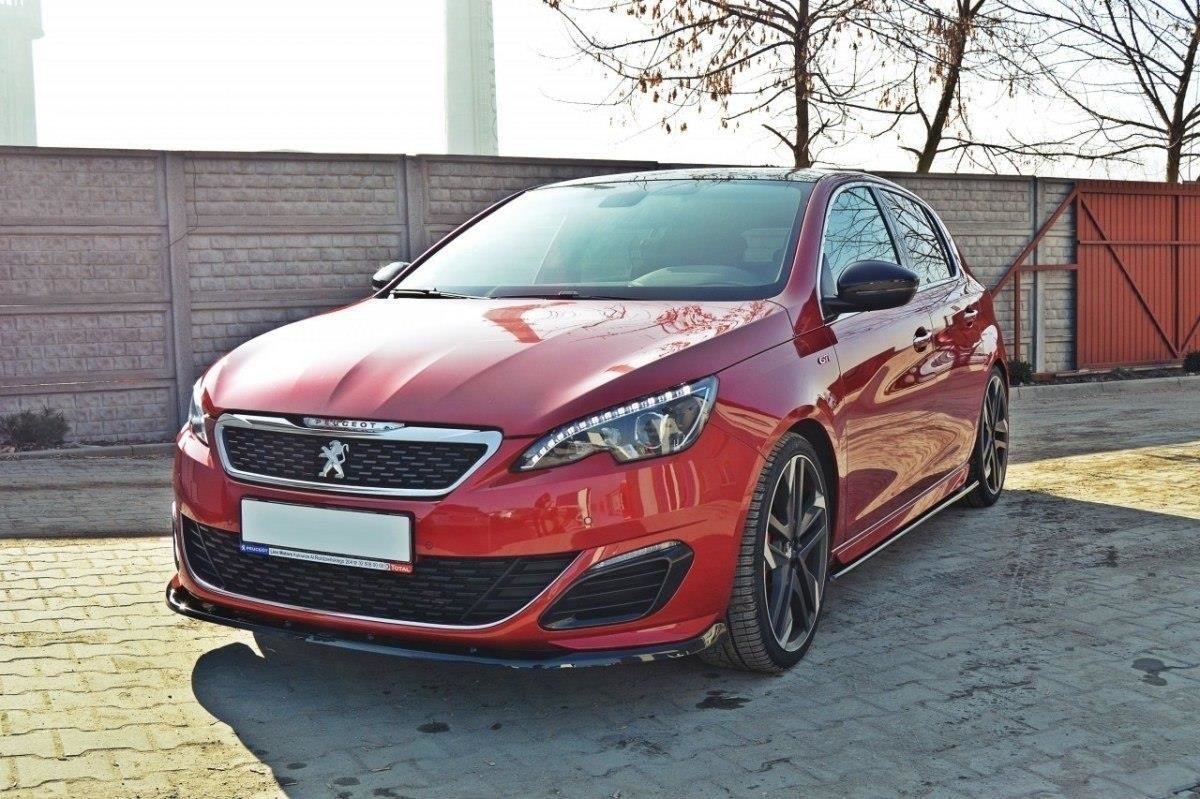 Front splitter v.2 peugeot 308 ii gti