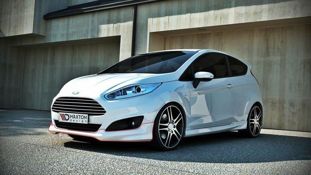 Front bumper spoiler ford fiesta mk7 fl