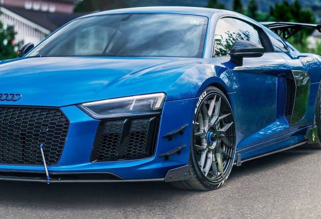 Front bumper wings (canards) audi r8 mk.2