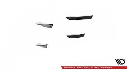 Front bumper wings (canards) audi r8 mk2 facelift