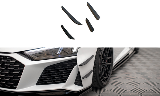 Front bumper wings (canards) audi r8 mk2 facelift