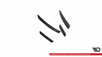 Front bumper wings (canards) audi s3 / a3 s-line 8v sedan / cabrio