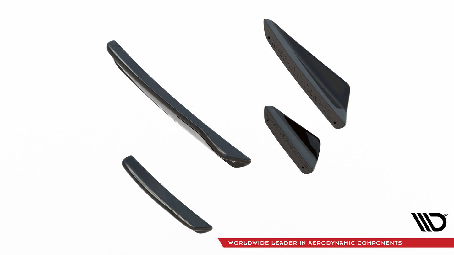 Front bumper wings (canards) audi s3 sportback / a3 s-line sportback  8y facelift