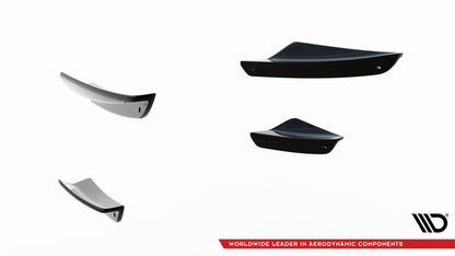 Front bumper wings (canards) audi s3 sportback / a3 s-line sportback  8y facelift