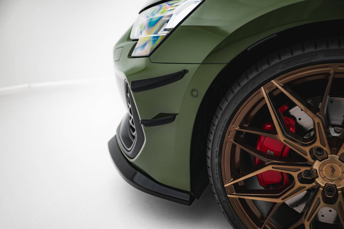 Front bumper wings (canards) audi s3 sportback / a3 s-line sportback  8y facelift