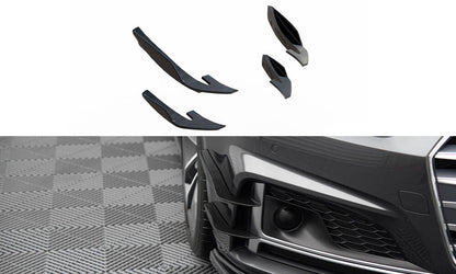 Front bumper wings (canards) audi s5 / a5 s-line coupe / sportback f5