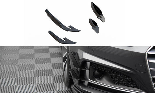 Front bumper wings (canards) audi s5 / a5 s-line coupe / sportback f5