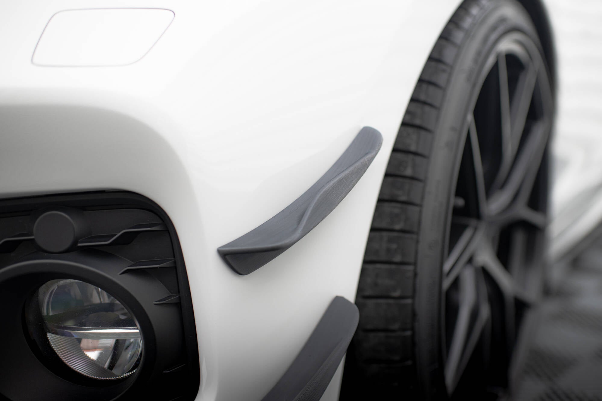Forreste kofangervinger (canards) BMW 1 m-pack / m140i F20 ansigtsløftning
