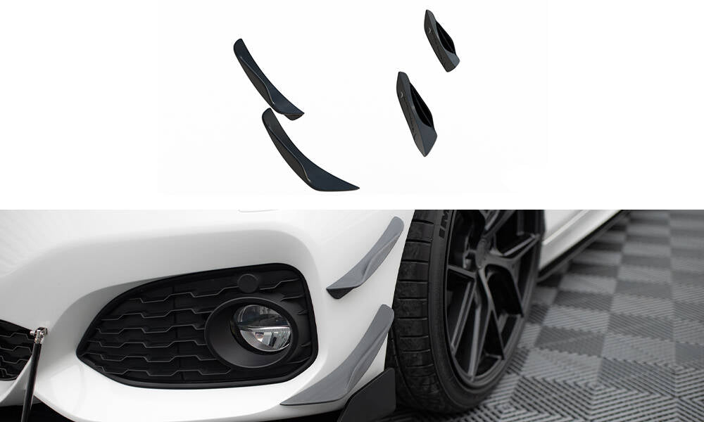Forreste kofangervinger (canards) BMW 1 m-pack / m140i F20 ansigtsløftning