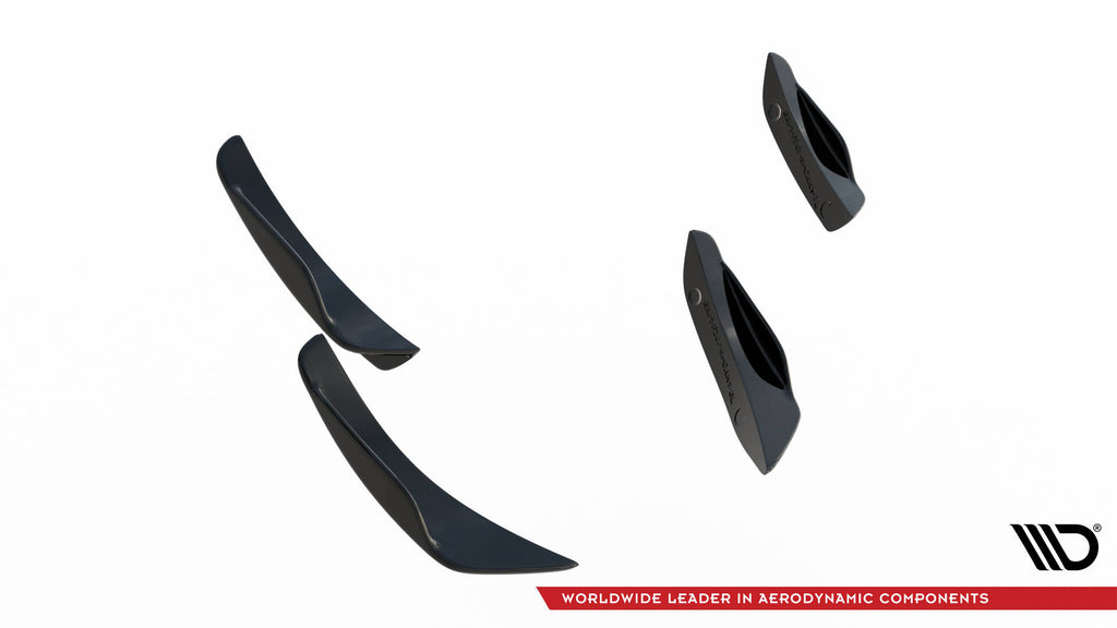 Forreste kofangervinger (canards) BMW 1 m-pack / m140i F20 ansigtsløftning