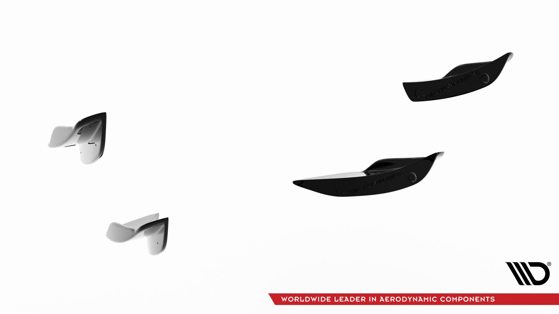 Forreste kofangervinger (canards) BMW 1 m-pack / m140i F20 ansigtsløftning