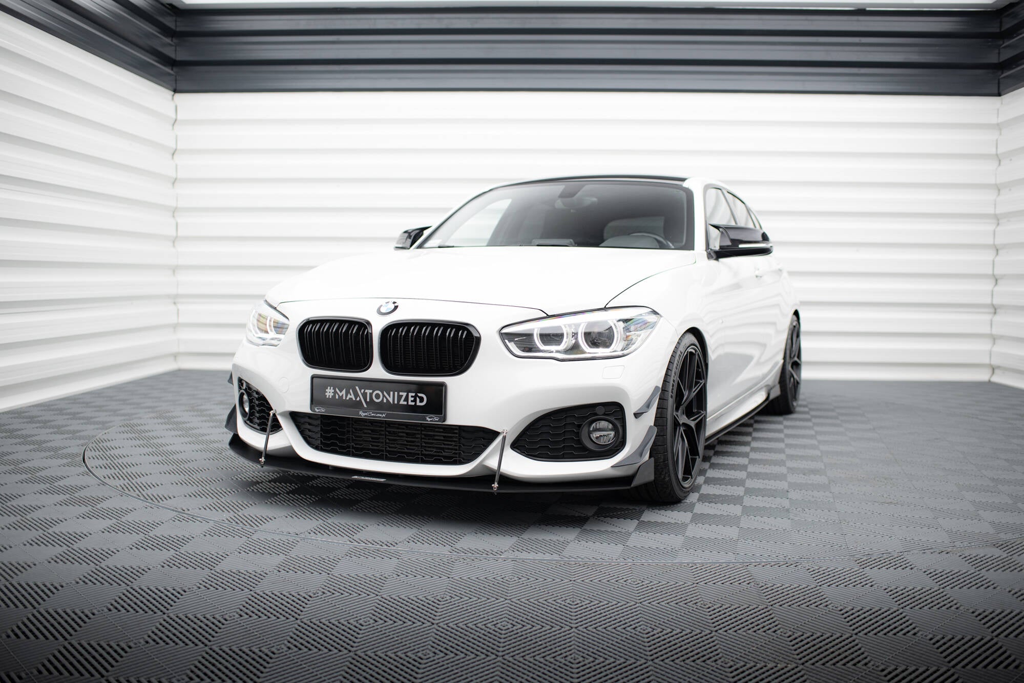 Forreste kofangervinger (canards) BMW 1 m-pack / m140i F20 ansigtsløftning