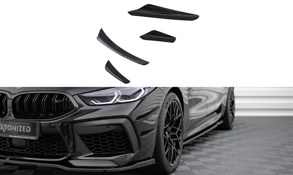 Front bumper wings (canards) bmw m8  gran coupe f93 / coupe f92